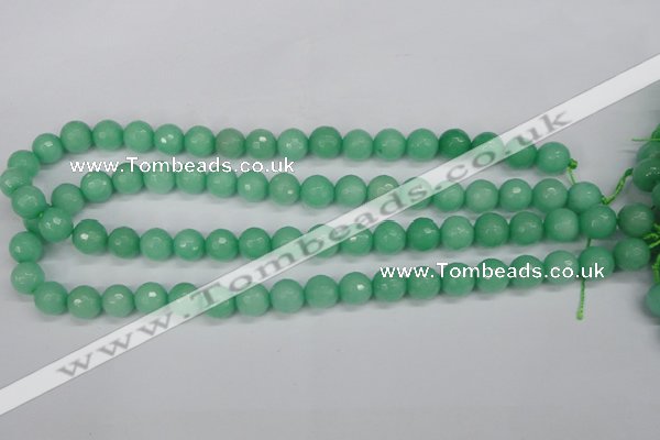 CCN1883 15 inches 10mm faceted round candy jade beads wholesale