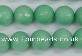 CCN1885 15 inches 14mm faceted round candy jade beads wholesale