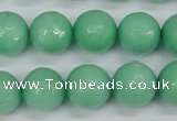 CCN1885 15 inches 14mm faceted round candy jade beads wholesale