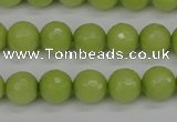 CCN1903 15 inches 10mm faceted round candy jade beads wholesale
