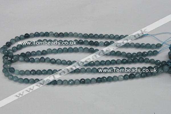 CCN1910 15 inches 4mm faceted round candy jade beads wholesale