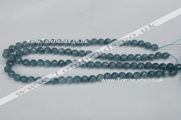 CCN1912 15 inches 8mm faceted round candy jade beads wholesale