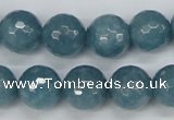 CCN1915 15 inches 14mm faceted round candy jade beads wholesale