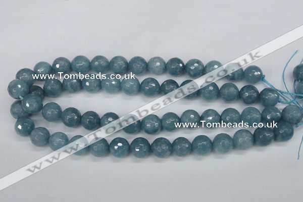 CCN1915 15 inches 14mm faceted round candy jade beads wholesale