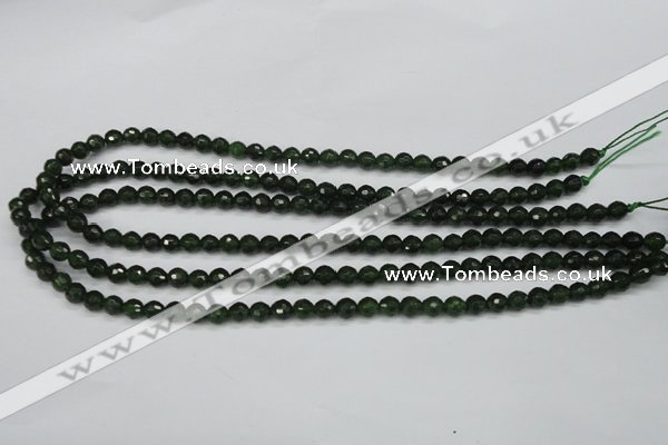 CCN1921 15 inches 6mm faceted round candy jade beads wholesale