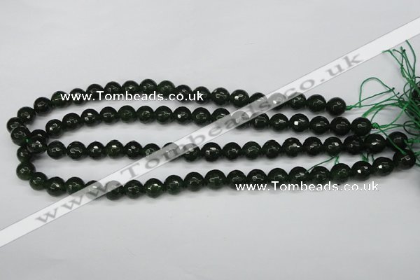 CCN1923 15 inches 10mm faceted round candy jade beads wholesale