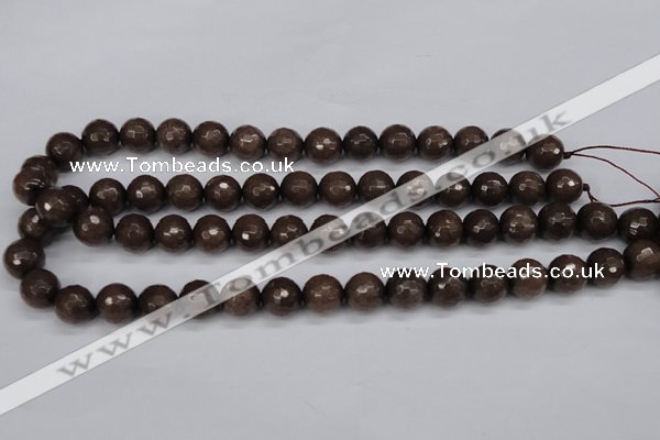 CCN1933 15 inches 10mm faceted round candy jade beads wholesale