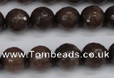 CCN1934 15 inches 12mm faceted round candy jade beads wholesale