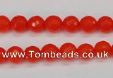 CCN1952 15 inches 8mm faceted round candy jade beads wholesale