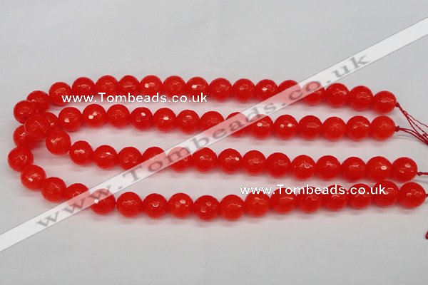 CCN1953 15 inches 10mm faceted round candy jade beads wholesale