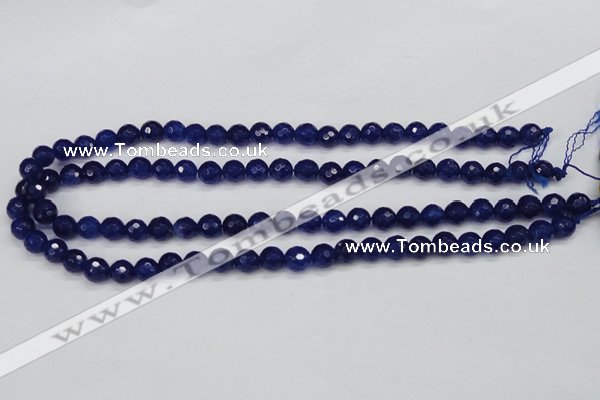 CCN1962 15 inches 8mm faceted round candy jade beads wholesale