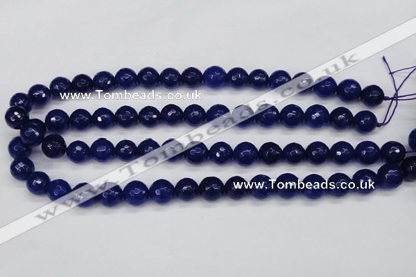 CCN1964 15 inches 12mm faceted round candy jade beads wholesale