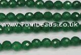 CCN1971 15 inches 6mm faceted round candy jade beads wholesale