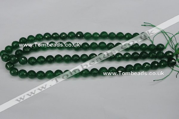 CCN1974 15 inches 12mm faceted round candy jade beads wholesale
