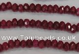 CCN1988 15 inches 3*5mm faceted rondelle candy jade beads wholesale