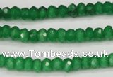 CCN1996 15 inches 4*6mm faceted rondelle candy jade beads wholesale