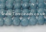 CCN2016 15 inches 6mm faceted round candy jade beads wholesale