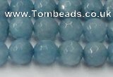 CCN2019 15 inches 12mm faceted round candy jade beads wholesale