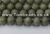 CCN2022 15 inches 4mm faceted round candy jade beads wholesale