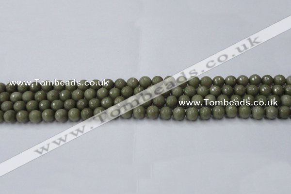 CCN2022 15 inches 4mm faceted round candy jade beads wholesale