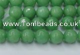 CCN2030 15 inches 6mm faceted round candy jade beads wholesale