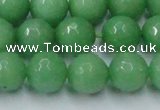 CCN2034 15 inches 14mm faceted round candy jade beads wholesale