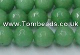 CCN2034 15 inches 14mm faceted round candy jade beads wholesale