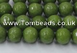 CCN2038 15 inches 8mm faceted round candy jade beads wholesale