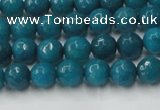 CCN2043 15 inches 4mm faceted round candy jade beads wholesale