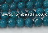 CCN2044 15 inches 6mm faceted round candy jade beads wholesale