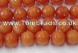 CCN2051 15 inches 6mm faceted round candy jade beads wholesale