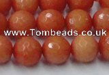 CCN2055 15 inches 14mm faceted round candy jade beads wholesale