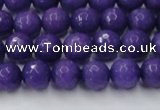 CCN2059 15 inches 8mm faceted round candy jade beads wholesale