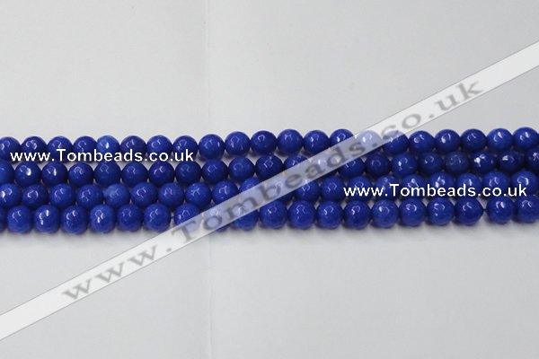 CCN2066 15 inches 8mm faceted round candy jade beads wholesale