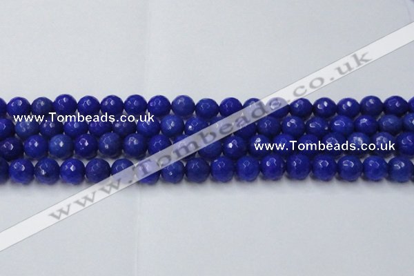 CCN2068 15 inches 12mm faceted round candy jade beads wholesale