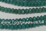 CCN2100 15.5 inches 4*6mm faceted rondelle candy jade beads