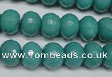 CCN2103 15.5 inches 8*12mm faceted rondelle candy jade beads