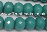 CCN2105 15.5 inches 12*16mm faceted rondelle candy jade beads