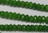 CCN2106 15.5 inches 4*6mm faceted rondelle candy jade beads