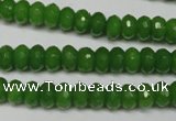 CCN2107 15.5 inches 5*8mm faceted rondelle candy jade beads