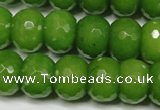 CCN2111 15.5 inches 12*16mm faceted rondelle candy jade beads