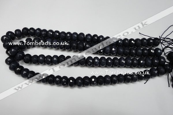 CCN2115 15.5 inches 8*12mm faceted rondelle candy jade beads