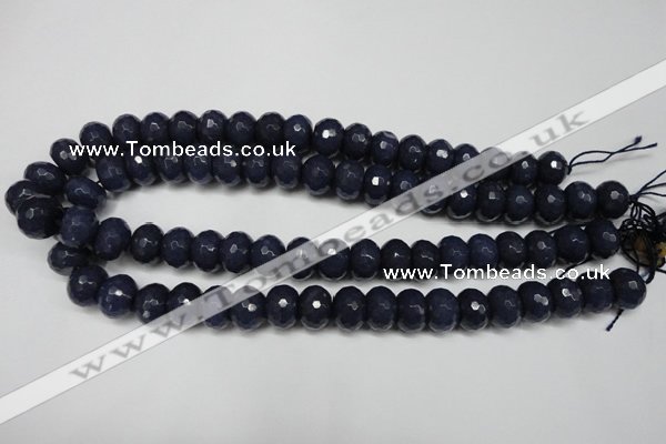 CCN2116 15.5 inches 10*14mm faceted rondelle candy jade beads