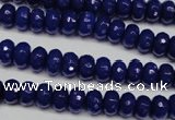 CCN2118 15.5 inches 4*6mm faceted rondelle candy jade beads