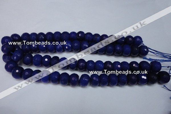 CCN2123 15.5 inches 12*16mm faceted rondelle candy jade beads