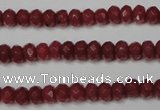 CCN2125 15.5 inches 4*6mm faceted rondelle candy jade beads