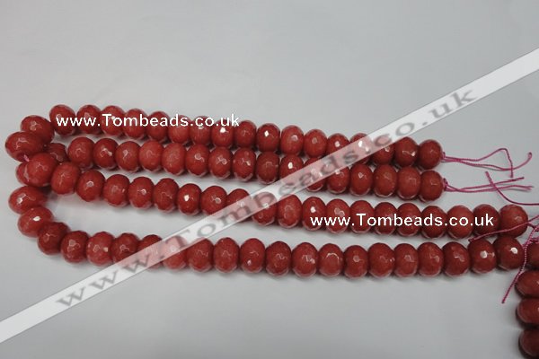 CCN2129 15.5 inches 10*14mm faceted rondelle candy jade beads