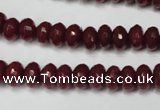 CCN2133 15.5 inches 5*8mm faceted rondelle candy jade beads