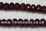 CCN2134 15.5 inches 6*10mm faceted rondelle candy jade beads