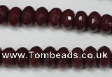 CCN2134 15.5 inches 6*10mm faceted rondelle candy jade beads